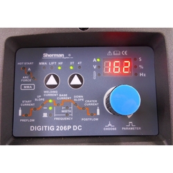 Invertorová svářečka TIG DC Sherman DIGITIG 206P