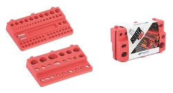 Sada držáků na nářadí BNR-S 190x111mm, červená, 2 ks