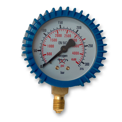 Manometer (tlakoměr) kyslík 315 Bar TURBO