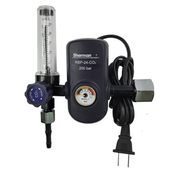Redukční ventil Sherman MINI s průtokoměrem a ohřívačem RBP-Ar/CO2 24V