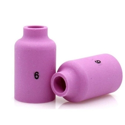 Keramická hubice č.6, 9,5 x 42mm pro hořáky TIG 17/18/26 s plynovou čočkou 54N16