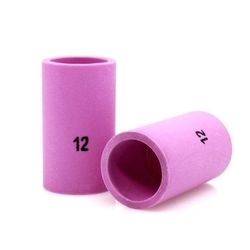Keramická hubice č.12, 19,5x42mm pro hořáky TIG 17/18/26 s plynovou čočkou 54N19