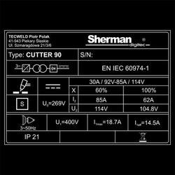 Plazmová PROFI řezačka Sherman CUTTER 110