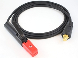 Kabel s držákem elektrody 400A, délka 4m, vodič 35mm2, zástrčka 35-50