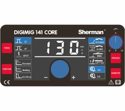 Synergická svářečka Sherman DIGIMIG 141 CORE pro svařování bez plynu
