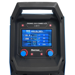 Svařovací invertor Sherman DIGIMIG 350 COMBO LCD