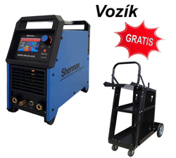 Svařovací sada Sherman DIGITIG 200 LCD ACDC s vozíkem