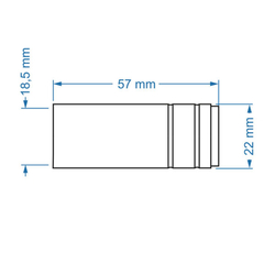 Plynová hubice Sherman pro hořáky MB 25 cylindrická (rovná)
