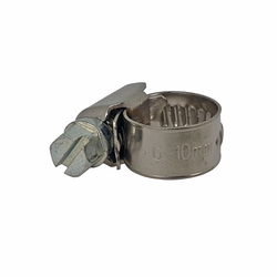 Hadicová spona šneková W2 6-10mm, šíře 9mm, nerez 
