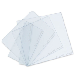 Ochranné sklo filtru vnitřní pro svářecí kuklu V8a PAPR 77x117mm