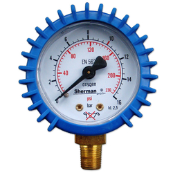 Manometer (tlakoměr) kyslík 16 Bar typ Mouse