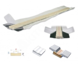 Keramická podložka WT-403 v2 pro svařování, zaoblená drážka, 590mm, samolepící