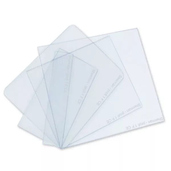 Ochranné sklo filtru vnější pro svářecí kuklu V7a 121 x 136mm